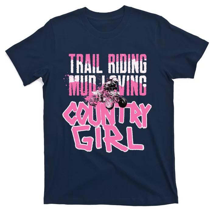 ATV Country Girl Four Wheeler T-Shirt