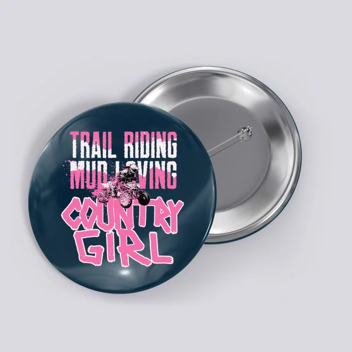 ATV Country Girl Four Wheeler Button