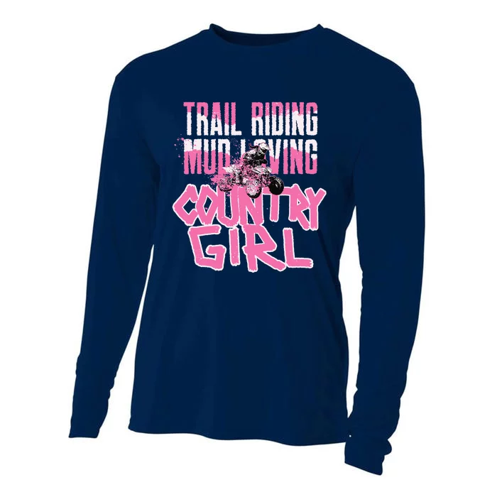 ATV Country Girl Four Wheeler Cooling Performance Long Sleeve Crew