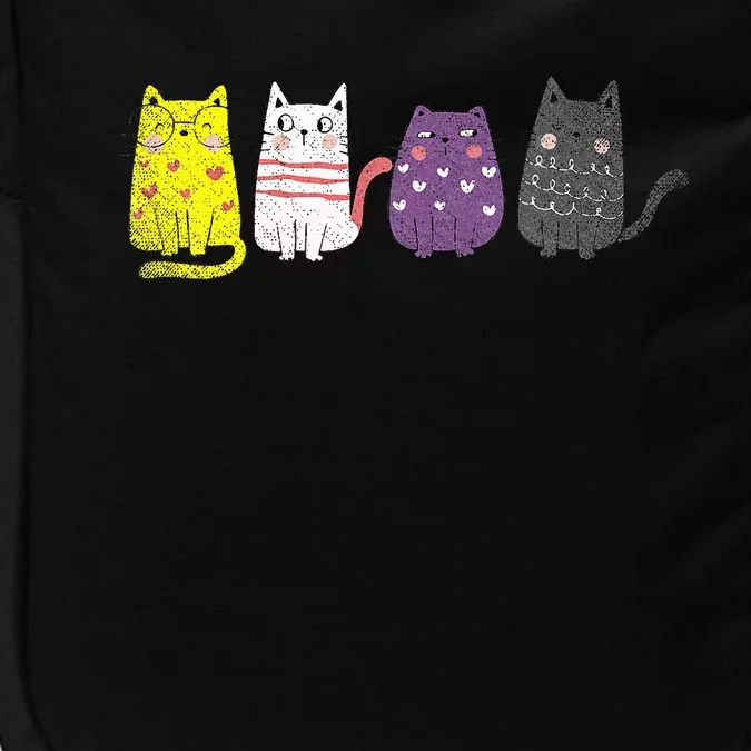 Animal Cat Gift Non Binary Pride Agender Non Binary Impact Tech Backpack