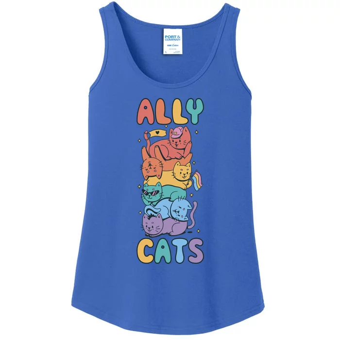 Ally Cat Gift Ladies Essential Tank