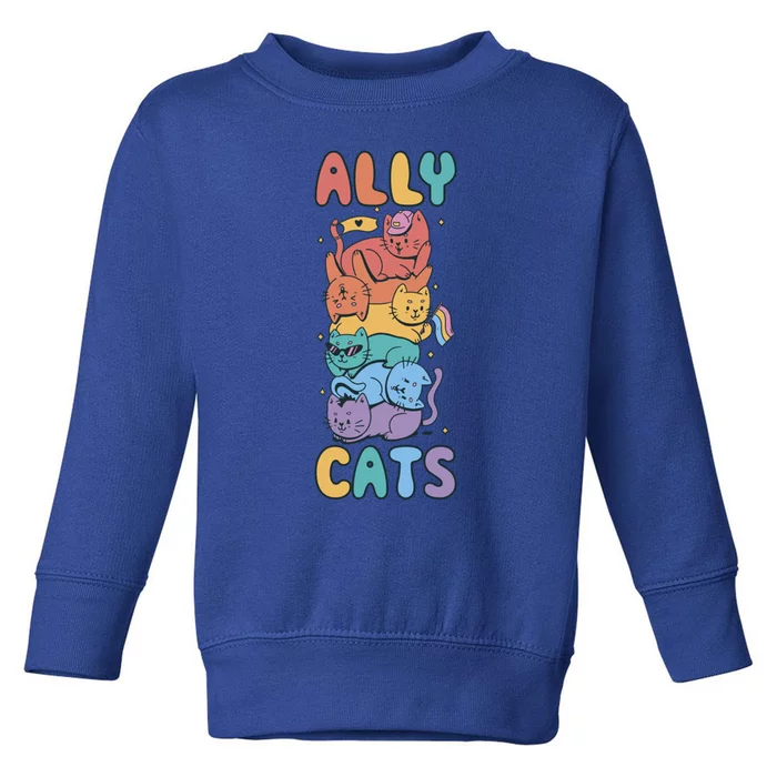 Ally Cat Gift Toddler Sweatshirt