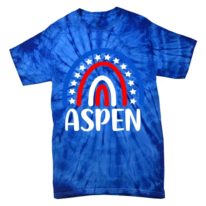 Aspen Colorado Great Gift I Love Aspen Colorado Usa Funny Gift Tie-Dye T-Shirt