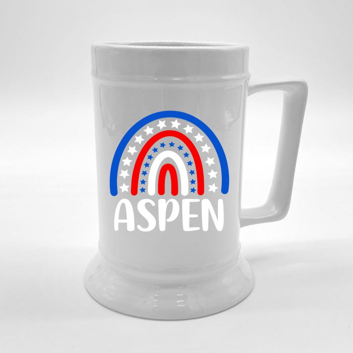 Aspen Colorado Great Gift I Love Aspen Colorado Usa Funny Gift Front & Back Beer Stein