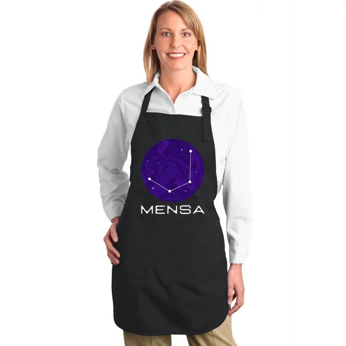 A Constellation Galaxies Astrology Horoscope Full-Length Apron With Pocket