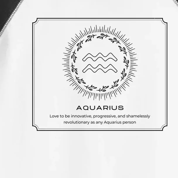 Aquarius Character Gift Toddler Fine Jersey T-Shirt