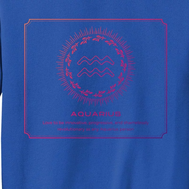 Aquarius Character Gift Tall Sweatshirt