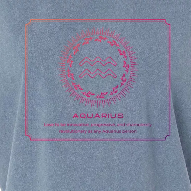 Aquarius Character Gift Garment-Dyed Women's Muscle Tee