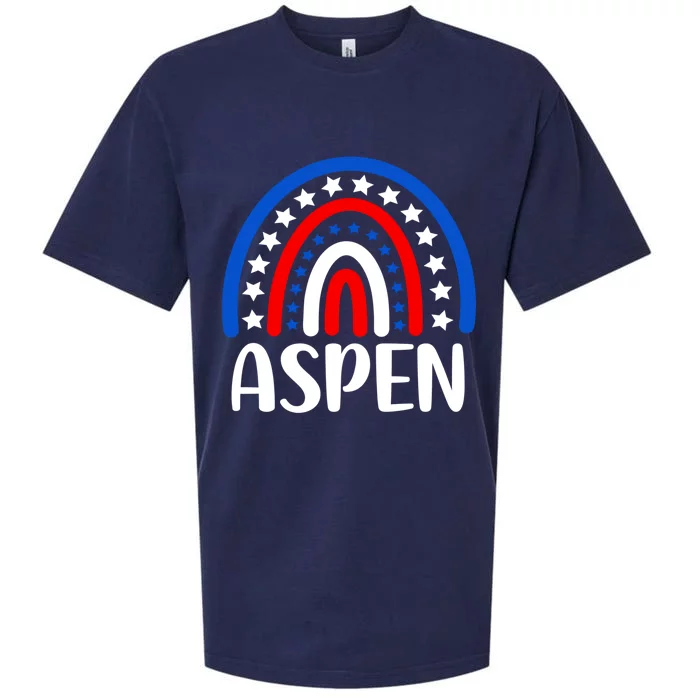 Aspen Colorado Gift I Love Aspen Colorado Usa Gift Sueded Cloud Jersey T-Shirt