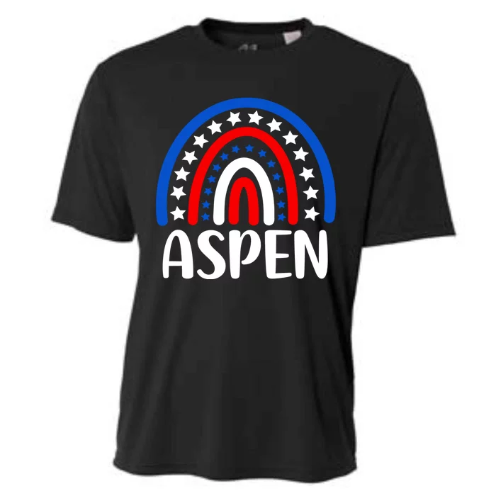 Aspen Colorado Gift I Love Aspen Colorado Usa Gift Cooling Performance Crew T-Shirt