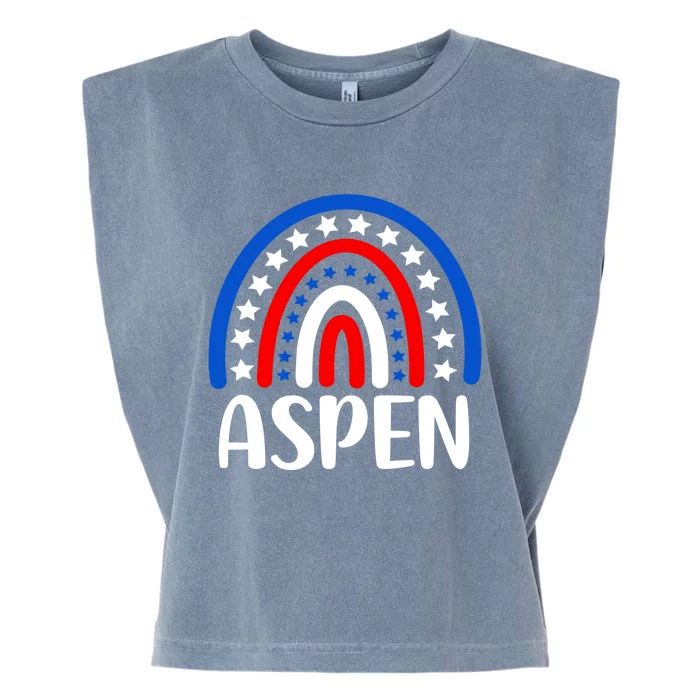 Aspen Colorado Gift I Love Aspen Colorado Usa Gift Garment-Dyed Women's Muscle Tee