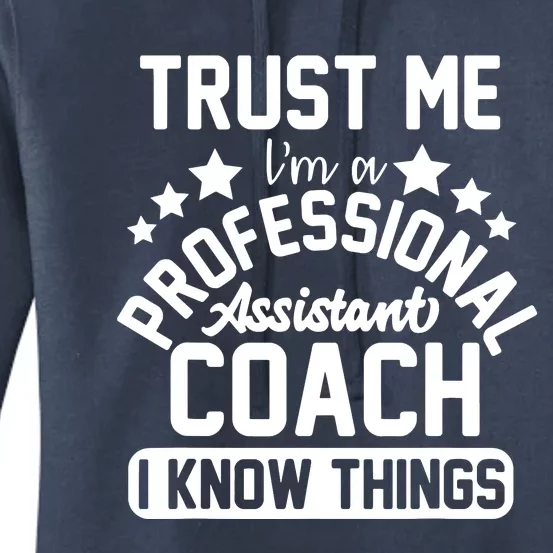 Assistant Coach Gift Idea Professional Coaches Women's Pullover Hoodie