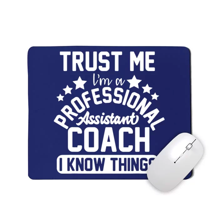 Assistant Coach Gift Idea Professional Coaches Mousepad