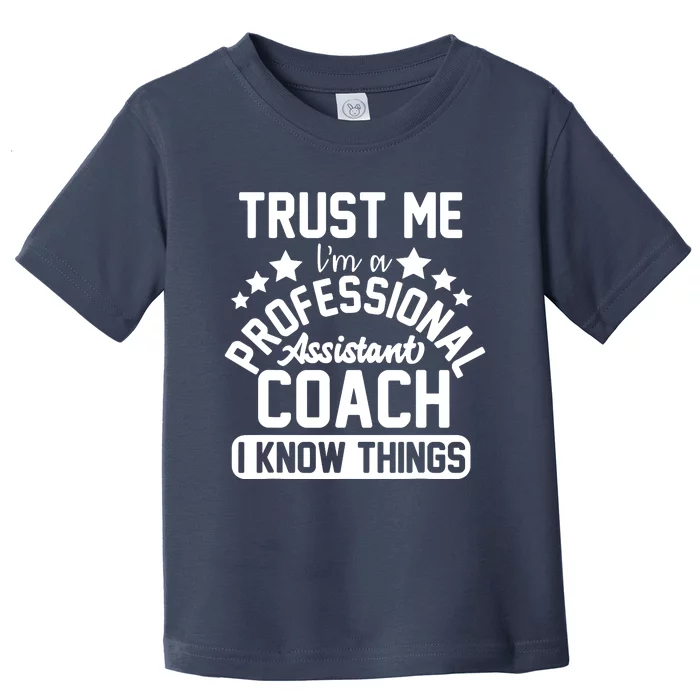 Assistant Coach Gift Idea Professional Coaches Toddler T-Shirt