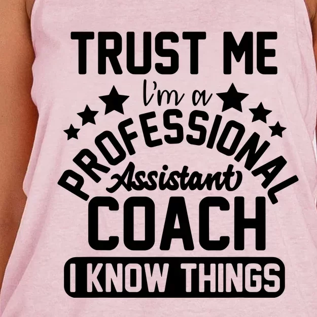 Assistant Coach Gift Idea Professional Coaches Women's Knotted Racerback Tank