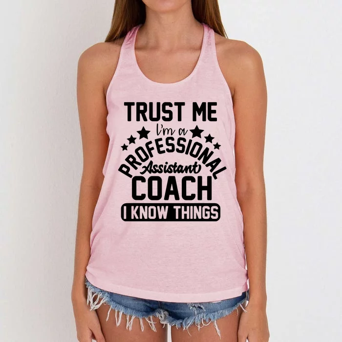 Assistant Coach Gift Idea Professional Coaches Women's Knotted Racerback Tank