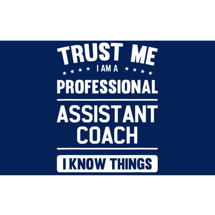 Assistant Coach Gift Idea Professional Coaches Bumper Sticker