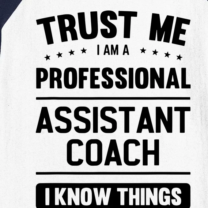 Assistant Coach Gift Idea Professional Coaches Baseball Sleeve Shirt