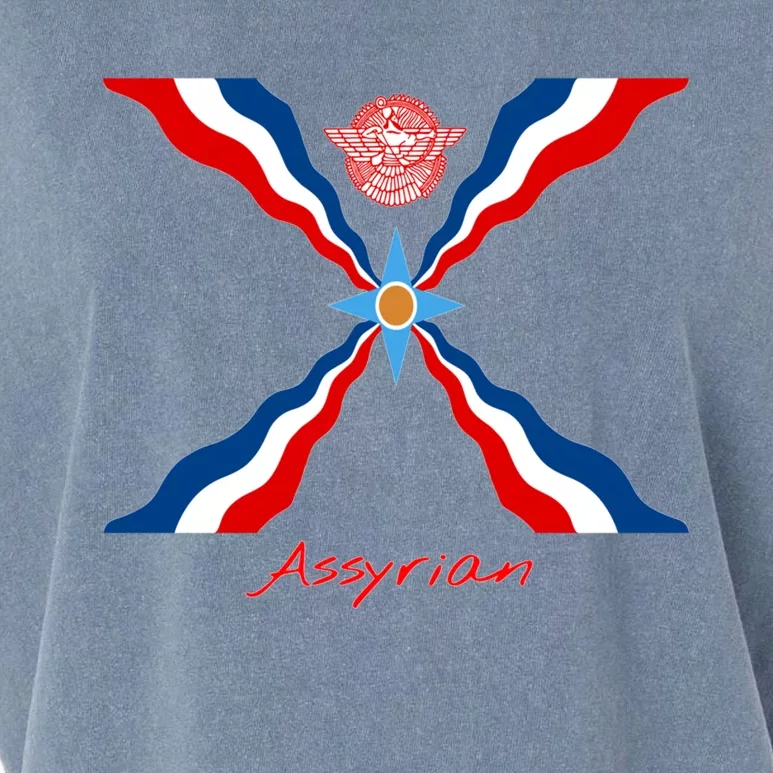 Assyria Cool Gift Assyrian Flag Cool Gift Assyrians Lamassu Gift Garment-Dyed Women's Muscle Tee