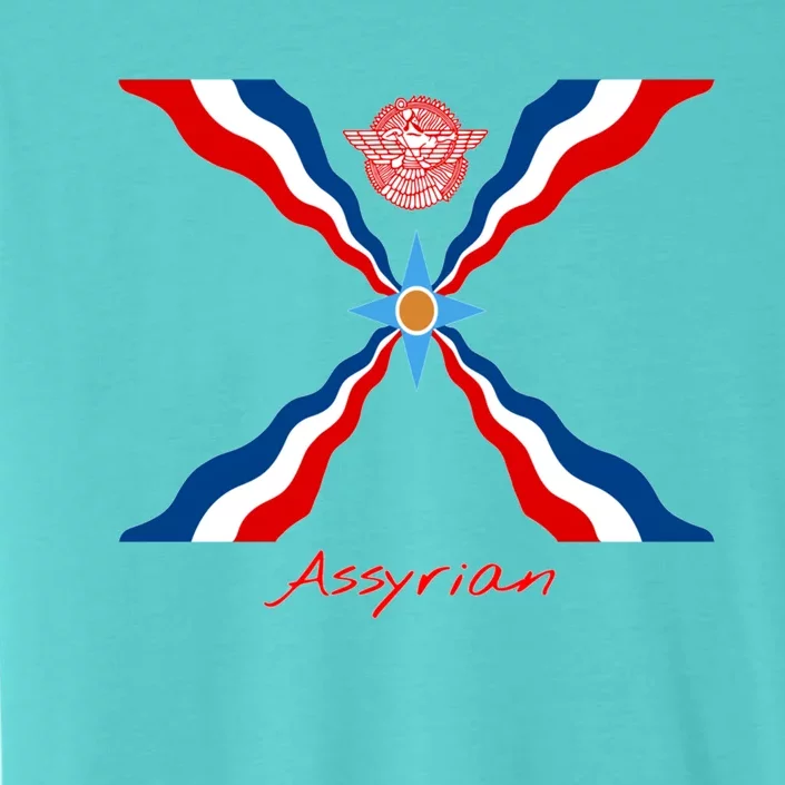 Assyria Cool Gift Assyrian Flag Cool Gift Assyrians Lamassu Gift ChromaSoft Performance T-Shirt