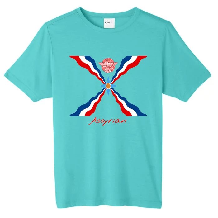 Assyria Cool Gift Assyrian Flag Cool Gift Assyrians Lamassu Gift ChromaSoft Performance T-Shirt