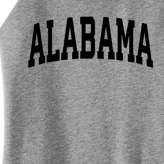 Alabama Crewneck Gift Sports College Style State Usa Women’s Perfect Tri Rocker Tank