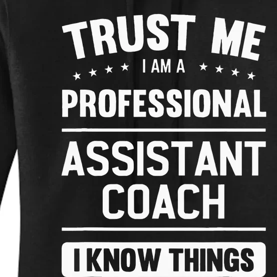 Assistant Coach Gift Idea Professional Coaches Women's Pullover Hoodie