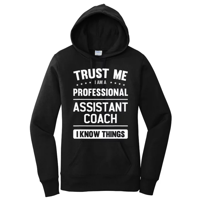 Assistant Coach Gift Idea Professional Coaches Women's Pullover Hoodie