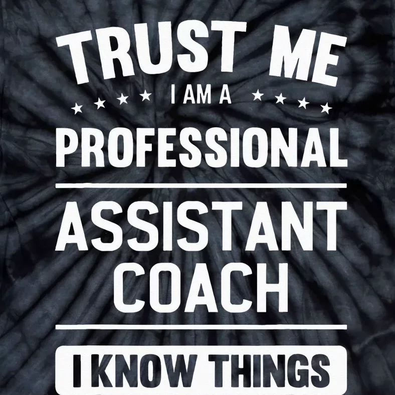 Assistant Coach Gift Idea Professional Coaches Tie-Dye T-Shirt