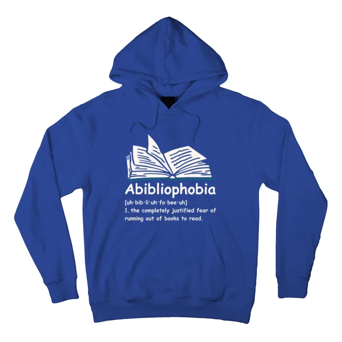 Abibliophobia Cute Gift Reading Bookworm Reader Gift Hoodie