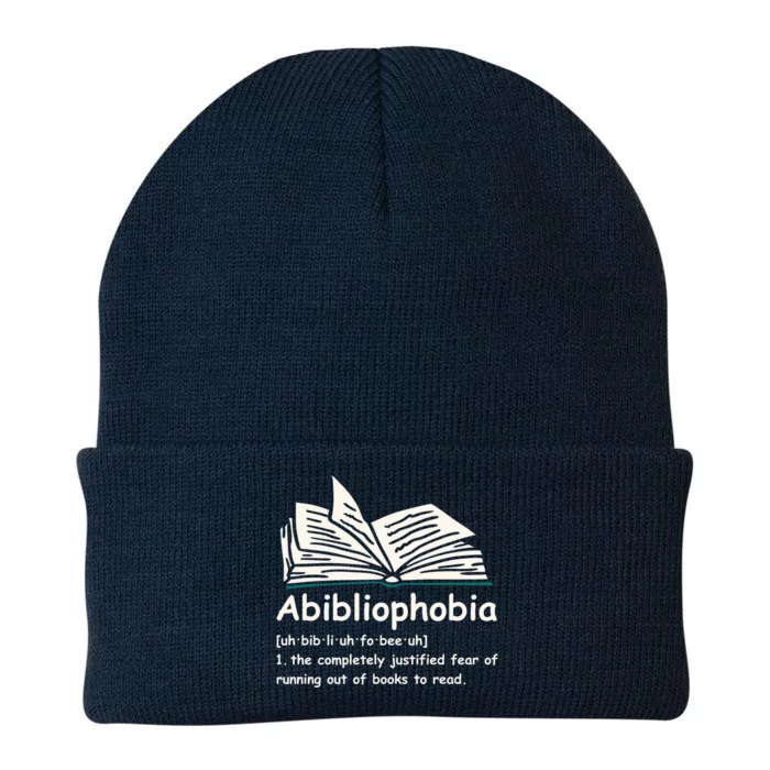 Abibliophobia Cute Gift Reading Bookworm Reader Gift Knit Cap Winter Beanie