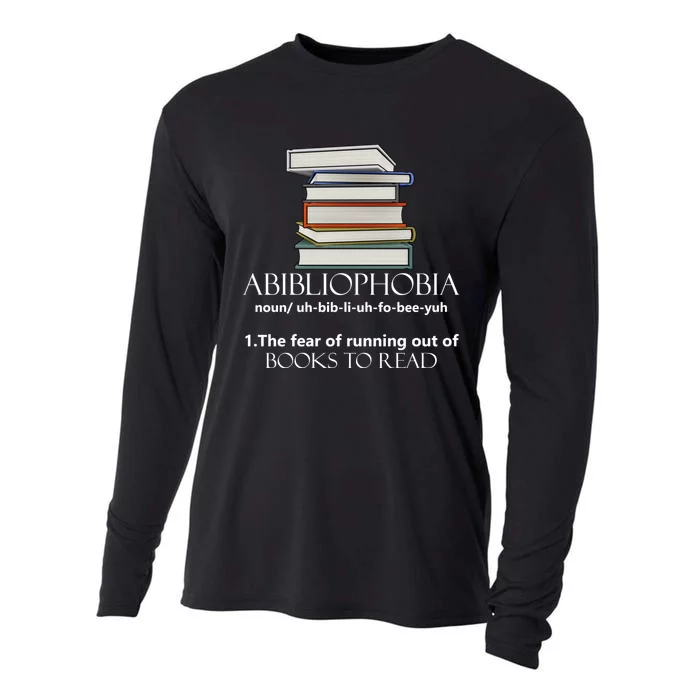 Abibliophobia Cool Gift Cooling Performance Long Sleeve Crew