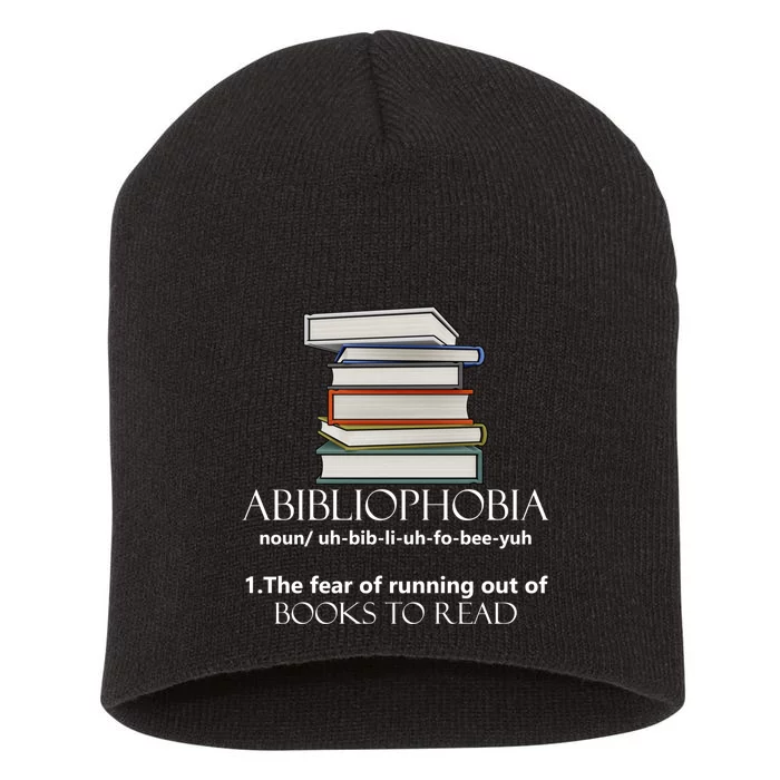 Abibliophobia Cool Gift Short Acrylic Beanie