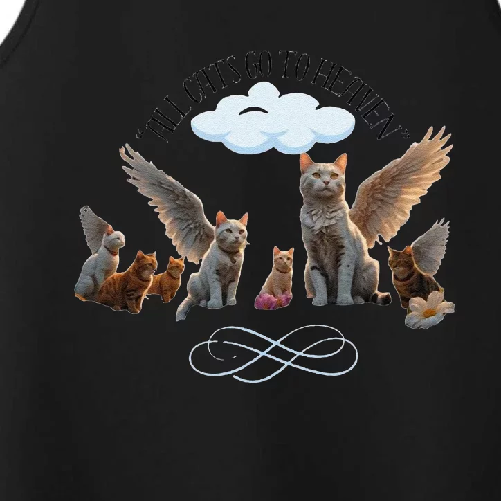 All Cats Go To Heaven Performance Tank