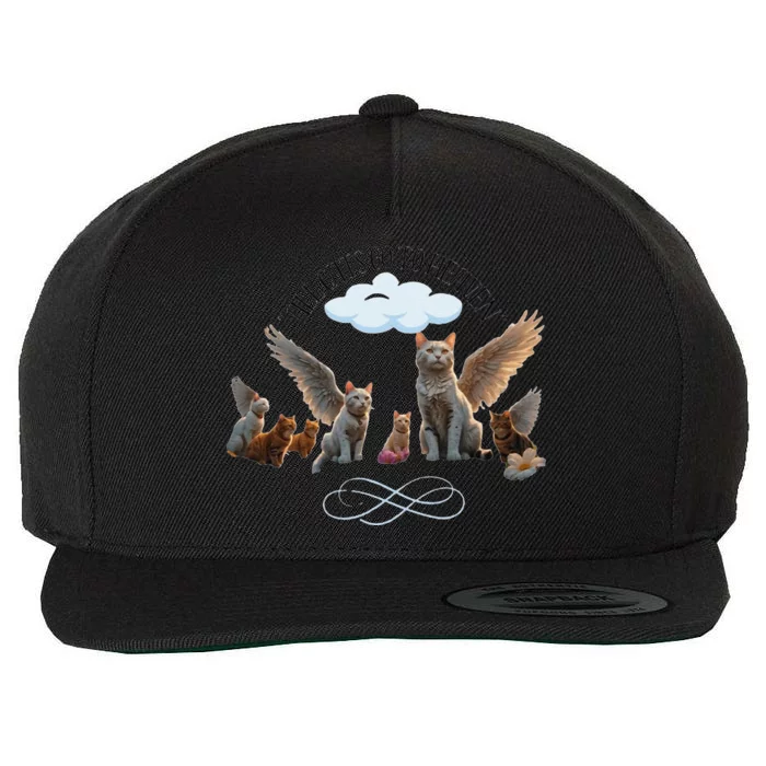 All Cats Go To Heaven Wool Snapback Cap