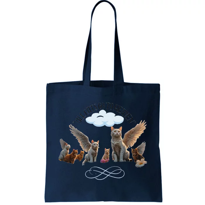 All Cats Go To Heaven Tote Bag