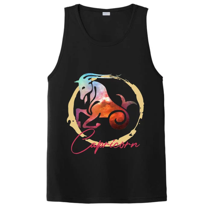 Astrology Capricorn Horoscope Zodiac Sign Performance Tank