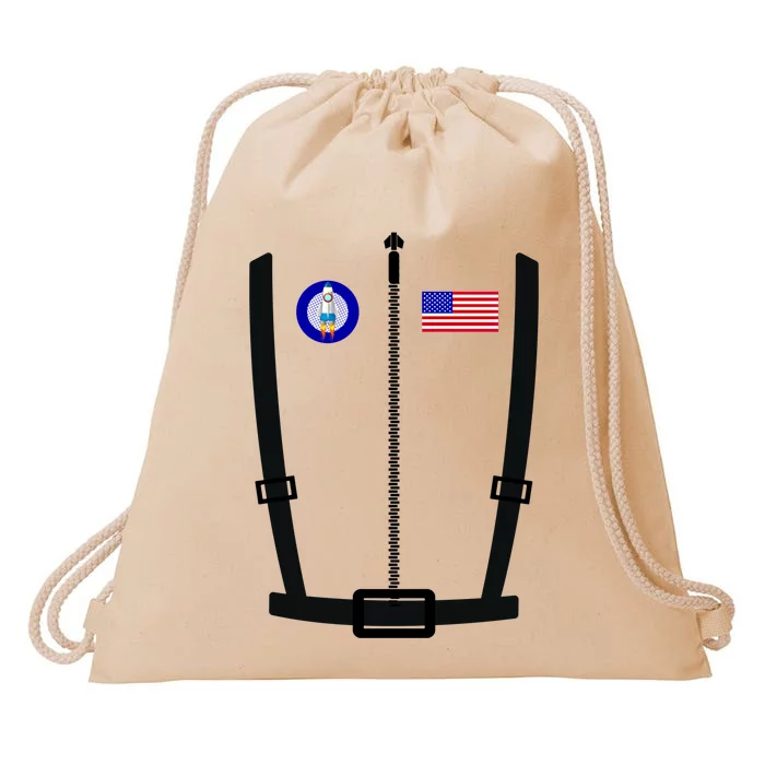 Astronaut Costume Halloween Adult Space Graphic Cute Gift Drawstring Bag