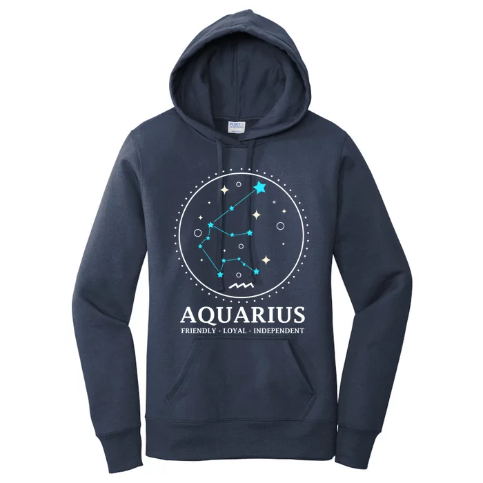 Aquarius Constellation Horoscope Aquarius Symbol Cool Gift Women's Pullover Hoodie