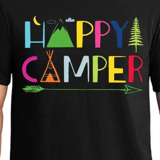 Arrow Camper Happy Summer Camp Camping Gift Pajama Set