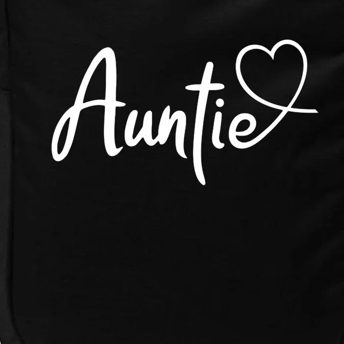 Auntie Cute Heart Logo Impact Tech Backpack