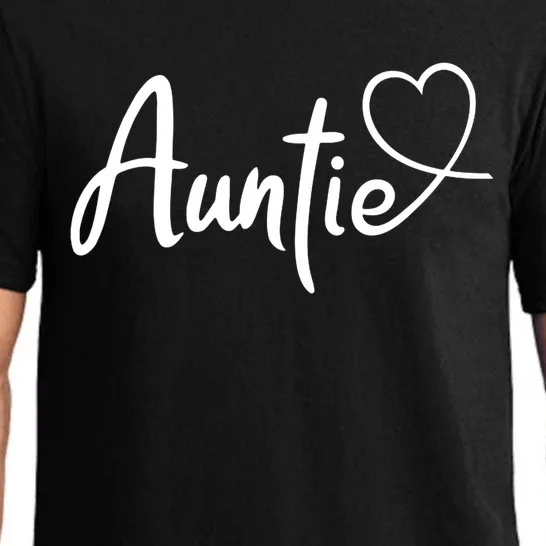 Auntie Cute Heart Logo Pajama Set