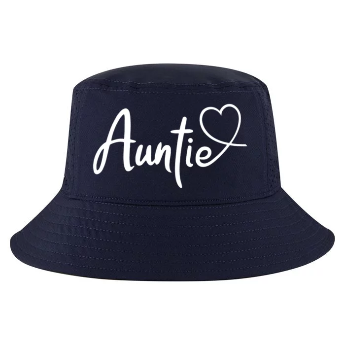 Auntie Cute Heart Logo Cool Comfort Performance Bucket Hat