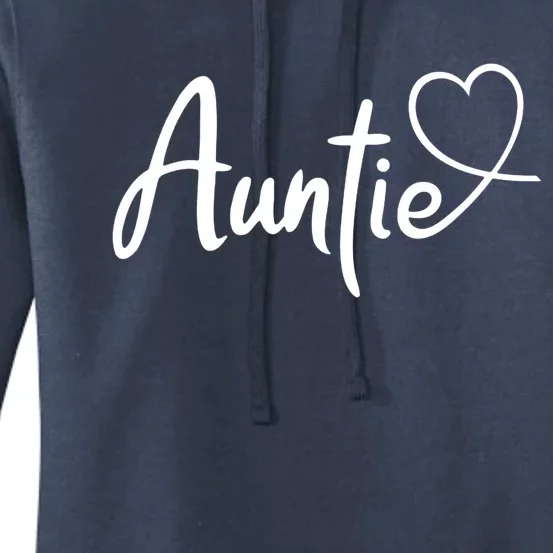 Auntie Cute Heart Logo Women's Pullover Hoodie