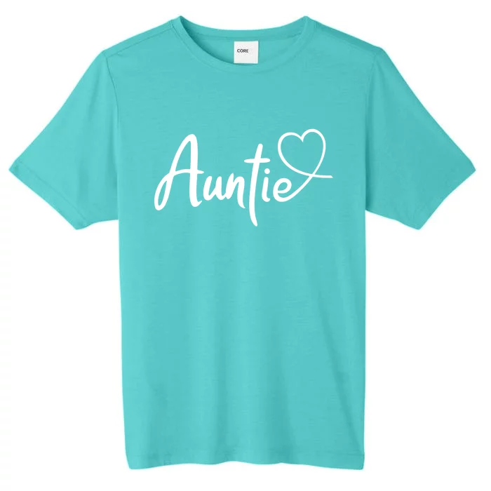 Auntie Cute Heart Logo ChromaSoft Performance T-Shirt