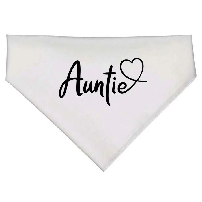 Auntie Cute Heart Logo USA-Made Doggie Bandana