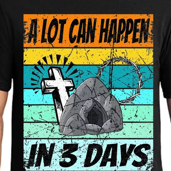 Alot Can Happen In 3 Days Christian Bible Easter Day Pajama Set