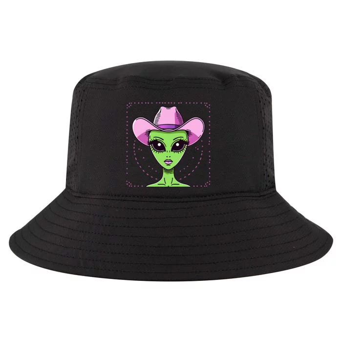 Alien Cowgirl Howdy Western Space Lover Yeehaw Texas Women Cool Comfort Performance Bucket Hat