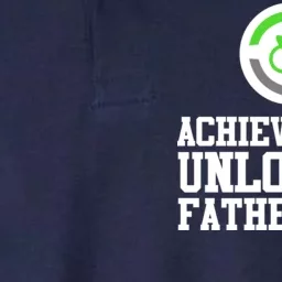 Achievement Unlocked Fatherhood Softstyle Adult Sport Polo