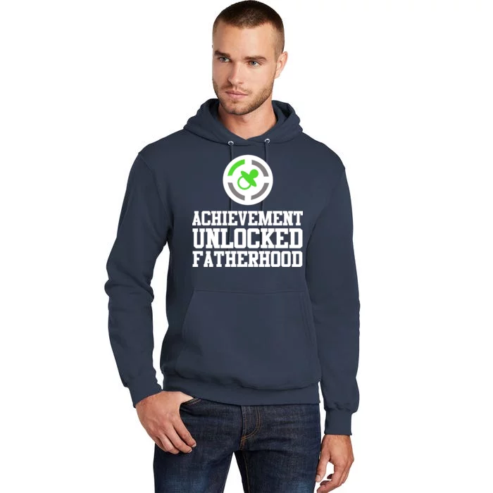 Achievement Unlocked Fatherhood Tall Hoodie